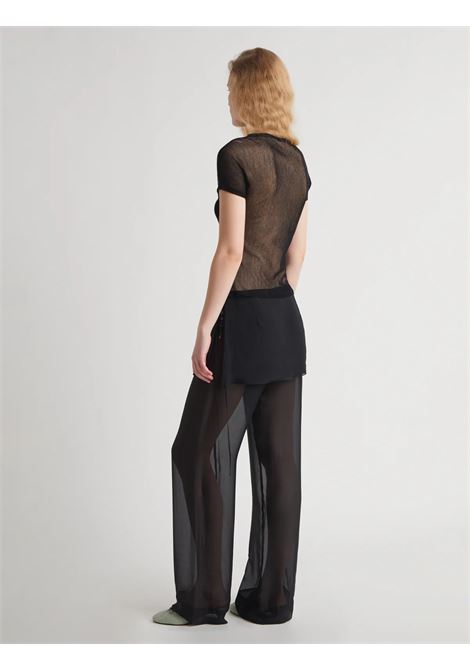 top olimpia mesh donna nero PALOMA WOOL | WD6203999